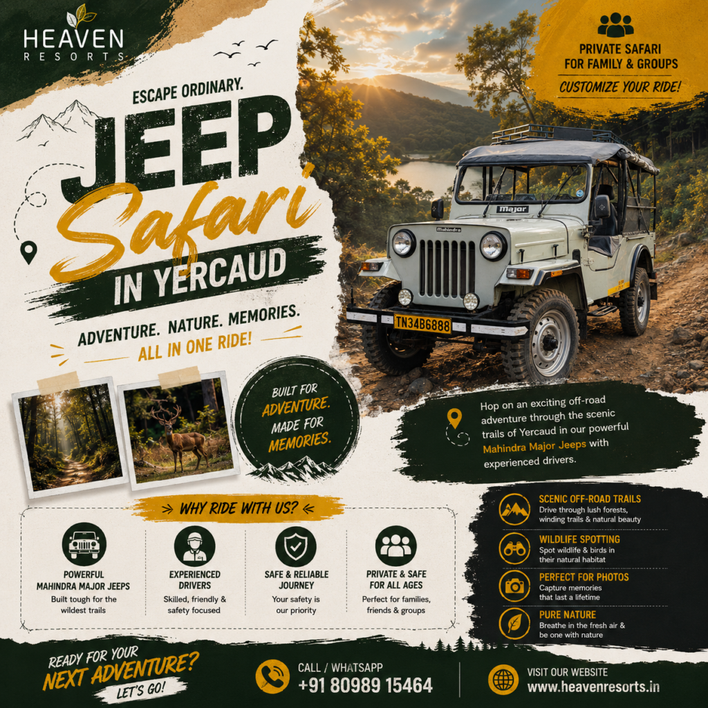 Jeep safari in yercaud